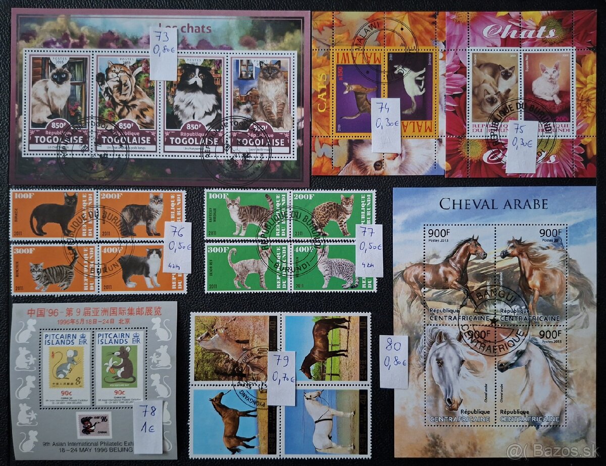 Postove znamky Mix 17 (95poloziek) - 18