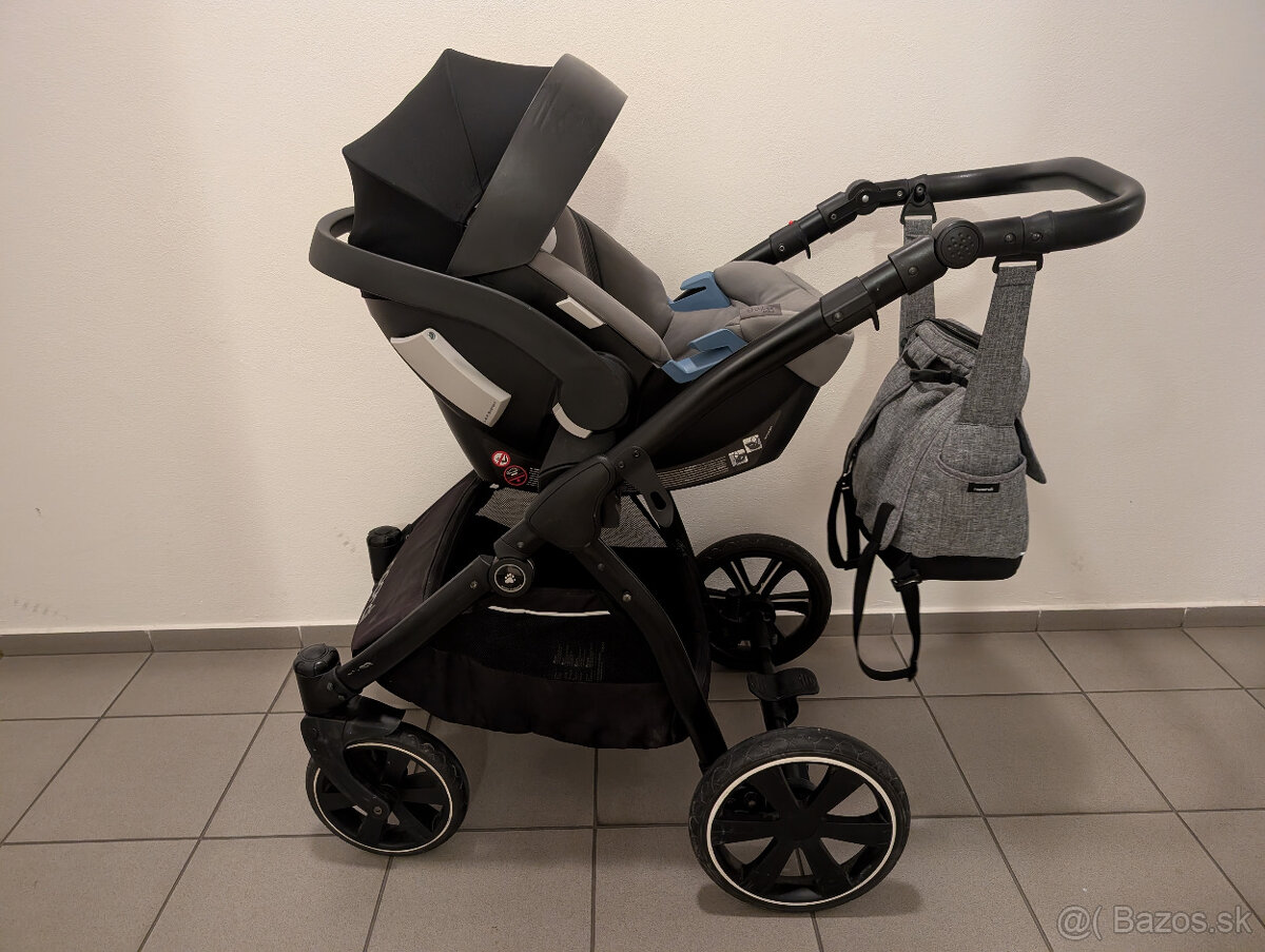 Predám kočík Noordi fjordi 3v1 (Dark grey) - 18