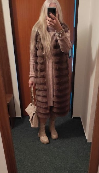 Kožušinková vesta-m,l - 18