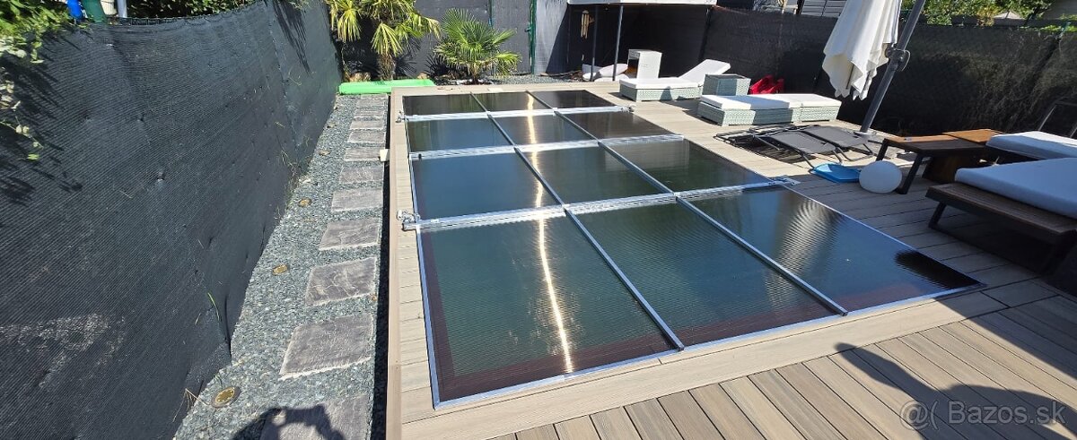 Zastrešenie bazéna 3,8m 4,2m 4,8m 7,2x3,3m prekrytie bazéna - 18