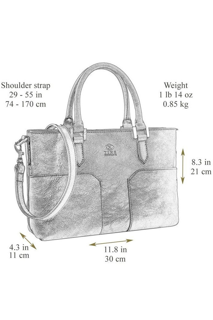 hnedá kožená kabelka - nová - 18