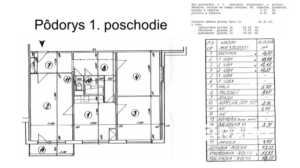 RADO | 3i byt so zasklenou loggiou a pivnicou | Ružinov - Po - 18