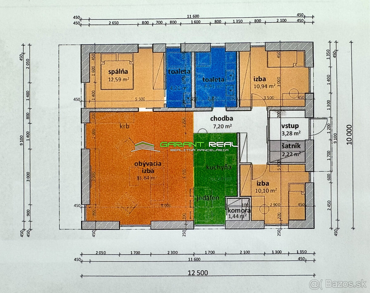 Predaj 4 - izbový bungalov 110 m2, Prešov, Nižná Šebastová - 18