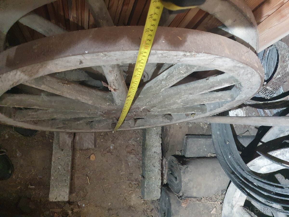 Predam 103 ročné drevene oje z voza z s kovanim z roku 1922. - 18