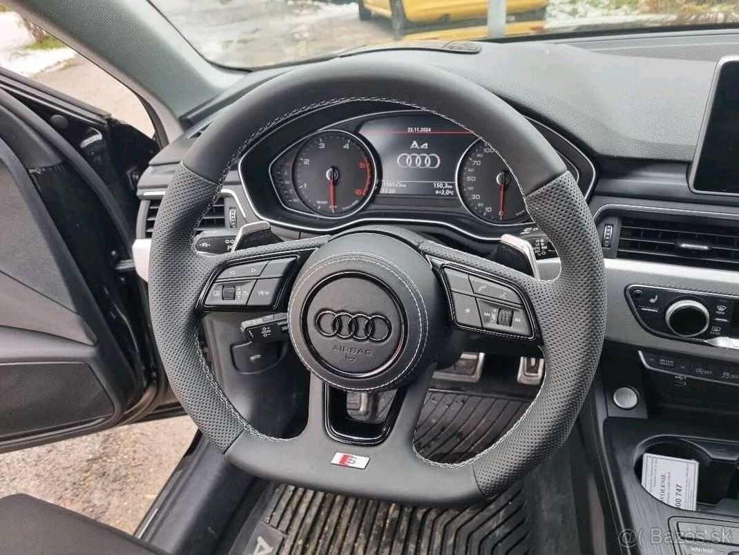 AUDI S-kovy VOLANT MULTIFUNKCNY S PÁDLAMI A3 A4 A5 A6 Q5 Q7 - 18