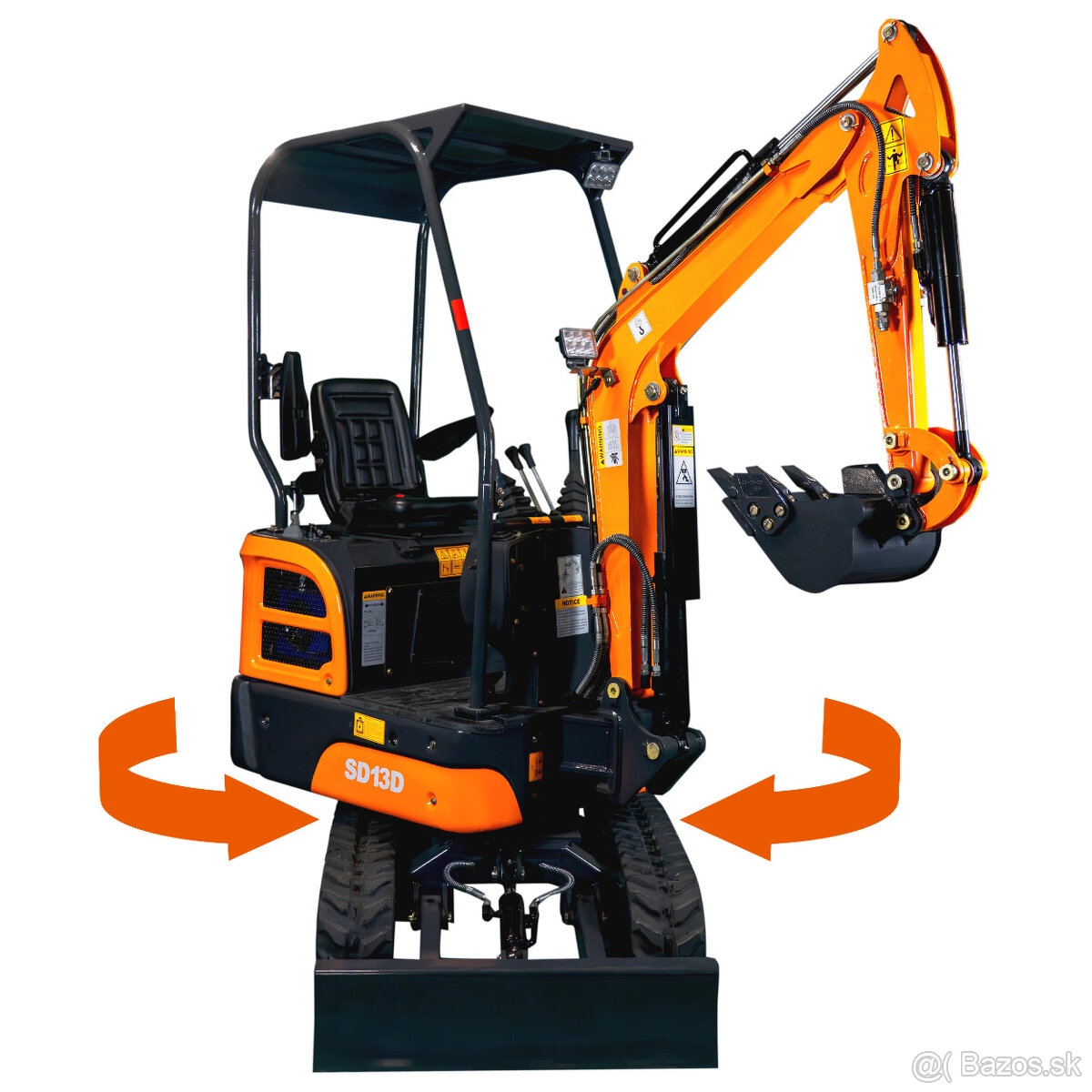 Nový minibager Euro Trade ETB-SD13D - 18