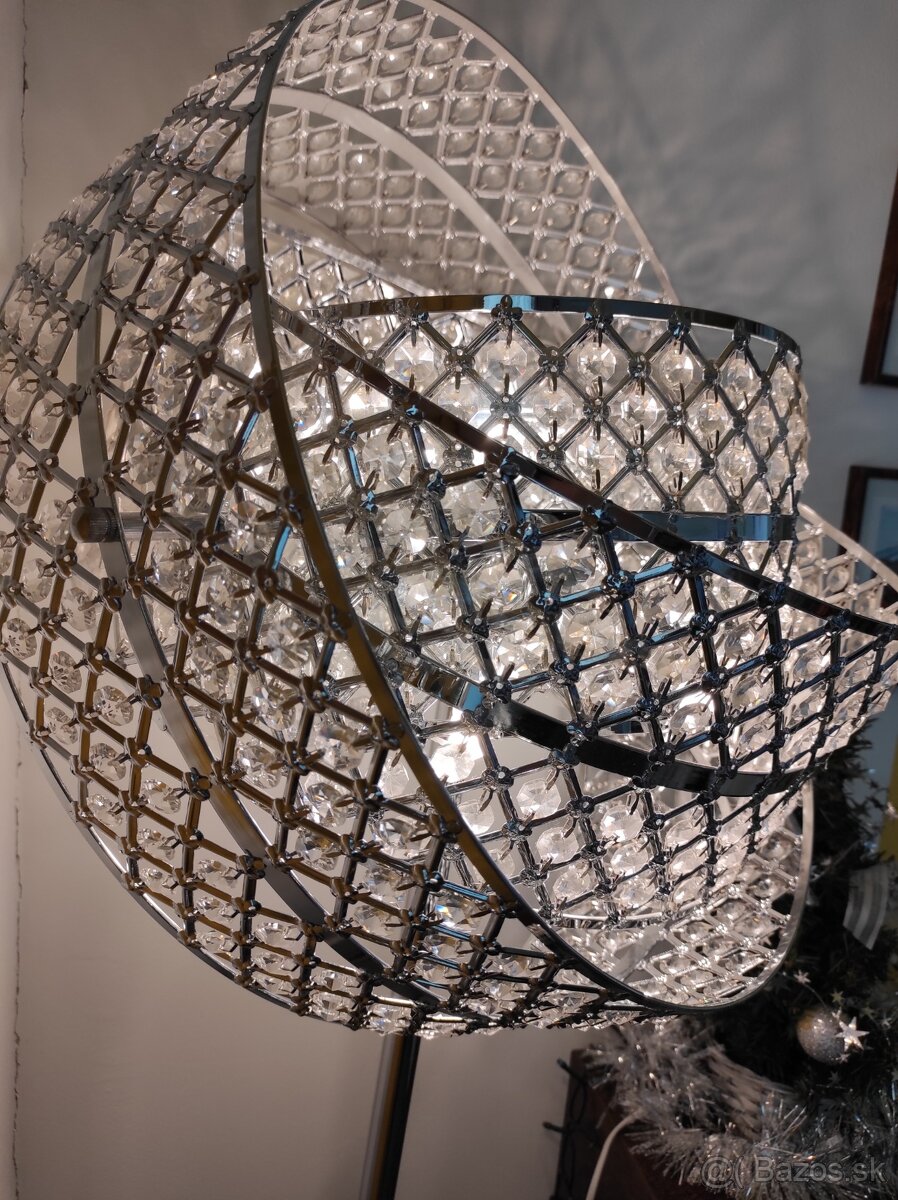 Krištáľovä stojanova lampa - 18