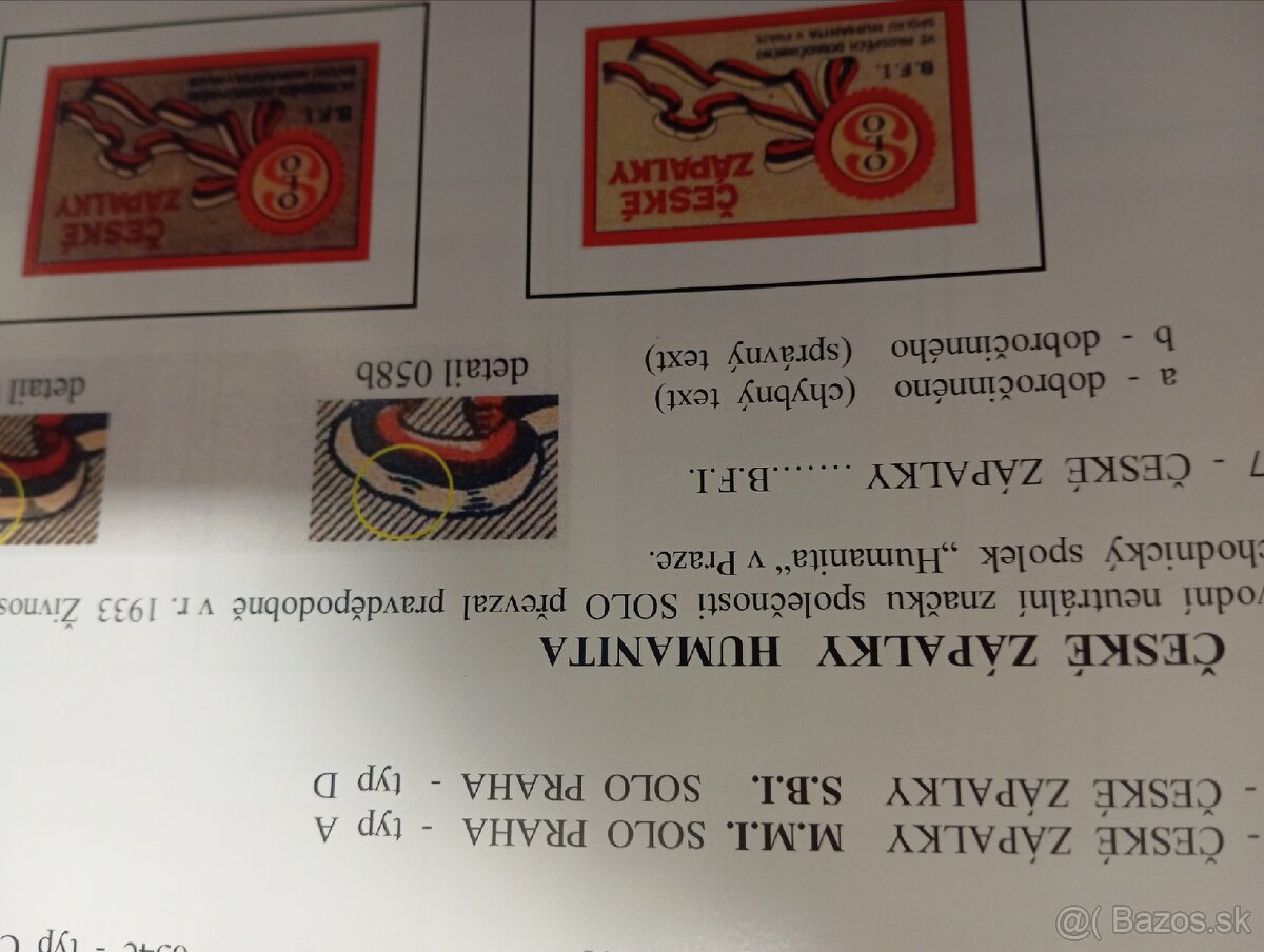 Staré zápalky. SOLO Sušice - 18