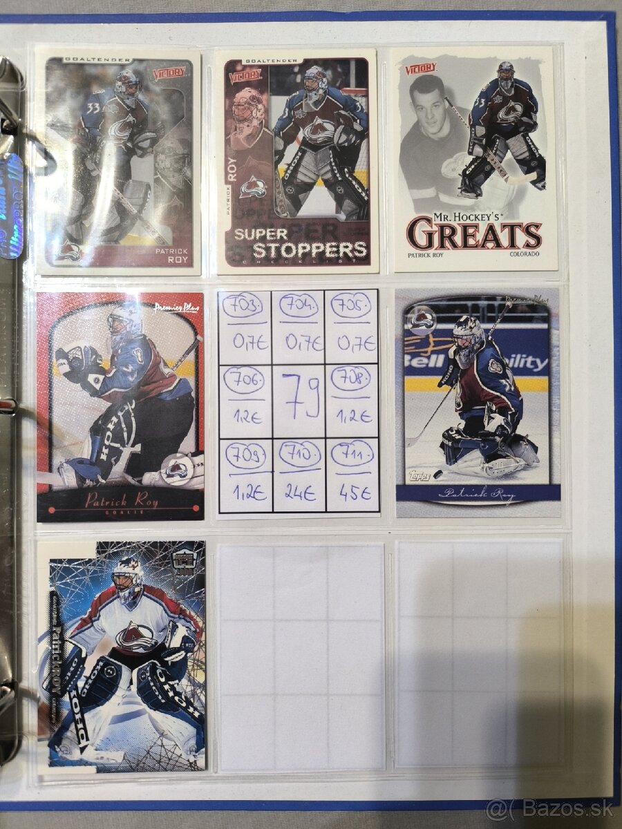 Hokejové kartičky - Patrick Roy 3 - 18