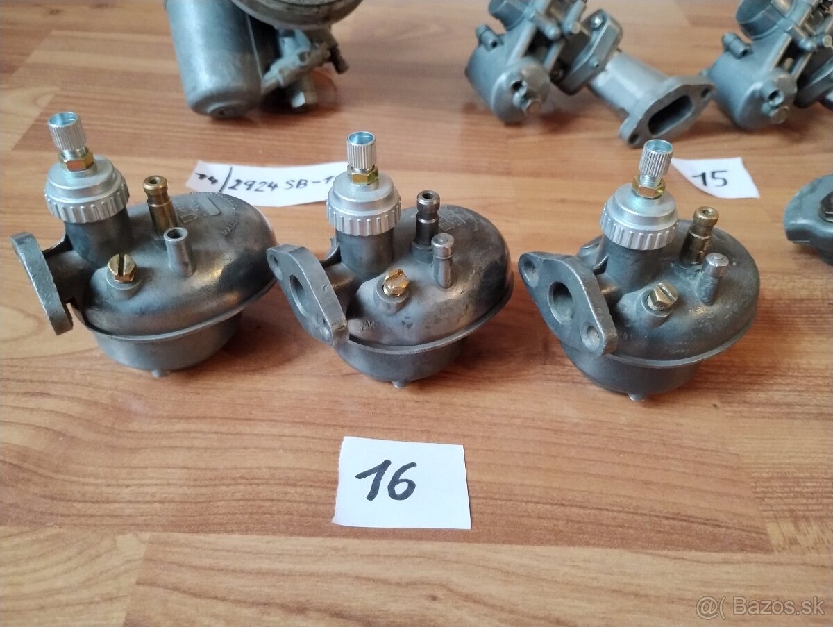 Karburátory Pérák, kývačka, panelka, californian, skůtr, atd - 18