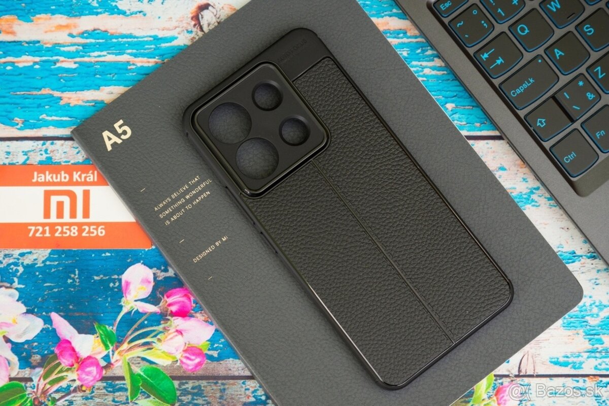 Puzdro s koženkovým vzorom pre Xiaomi / Redmi / Poco - 18