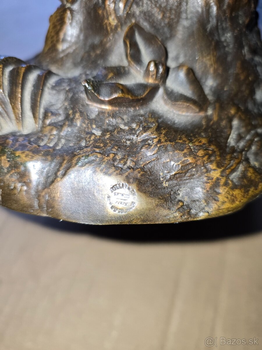 Starožitna bronzová socha 53cm - 18