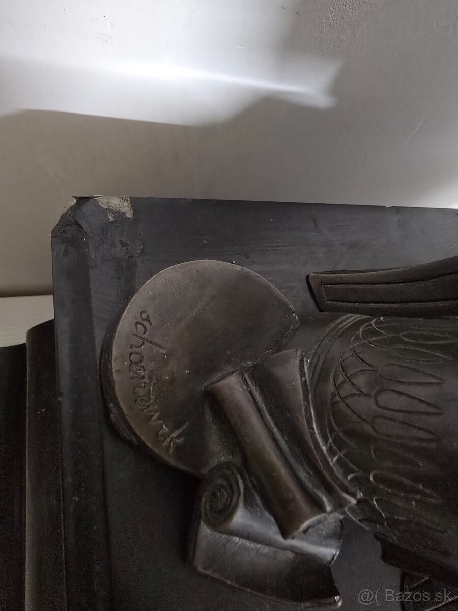 Krbove hodiny a svietniky bronz - 18