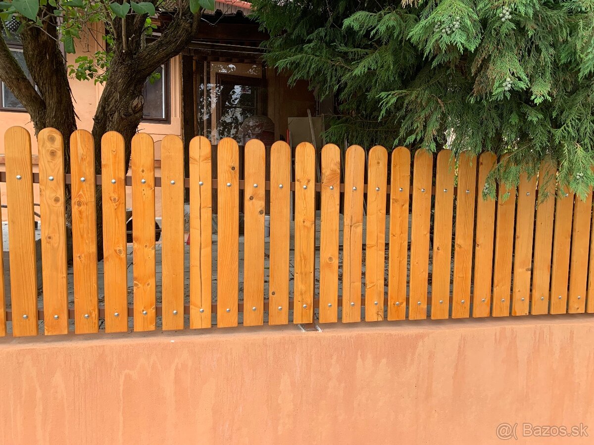 Plotove dosky plotovky šteky drevo Skladom drevený plot - 18