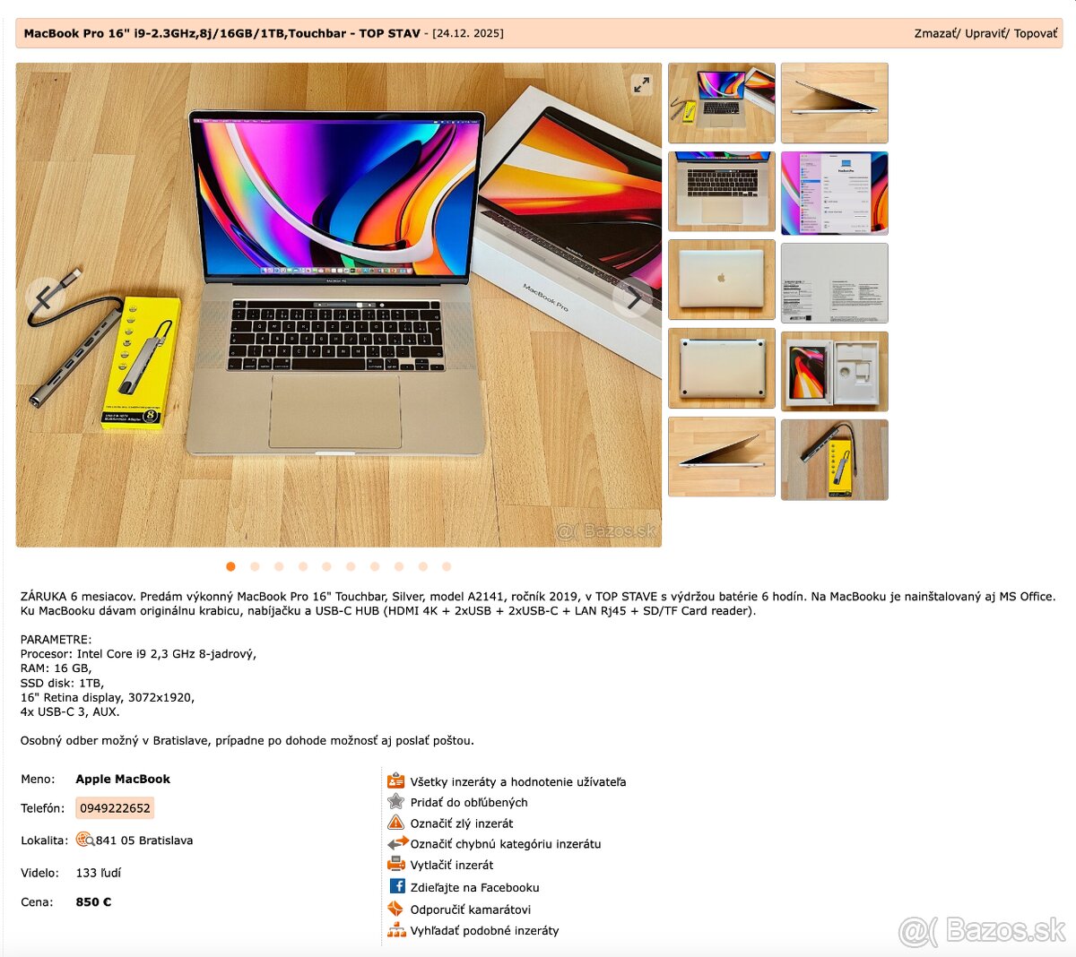 MacBook - ZÁRUKA 6 mesiacov - 18