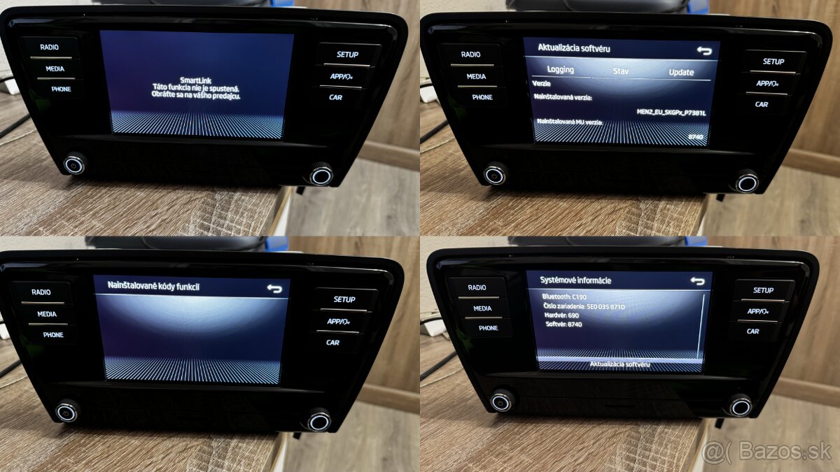 Apple CarPlay, Android Auto, MirrorLink aktivácia - 18