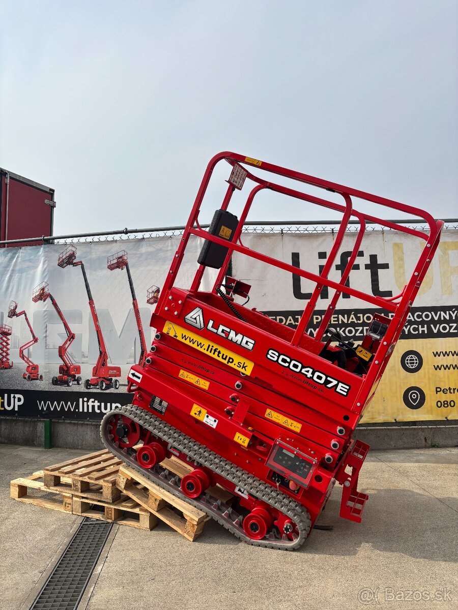 Pracovna plošina nová LGMG SC0407E 6,5m pásova - 18