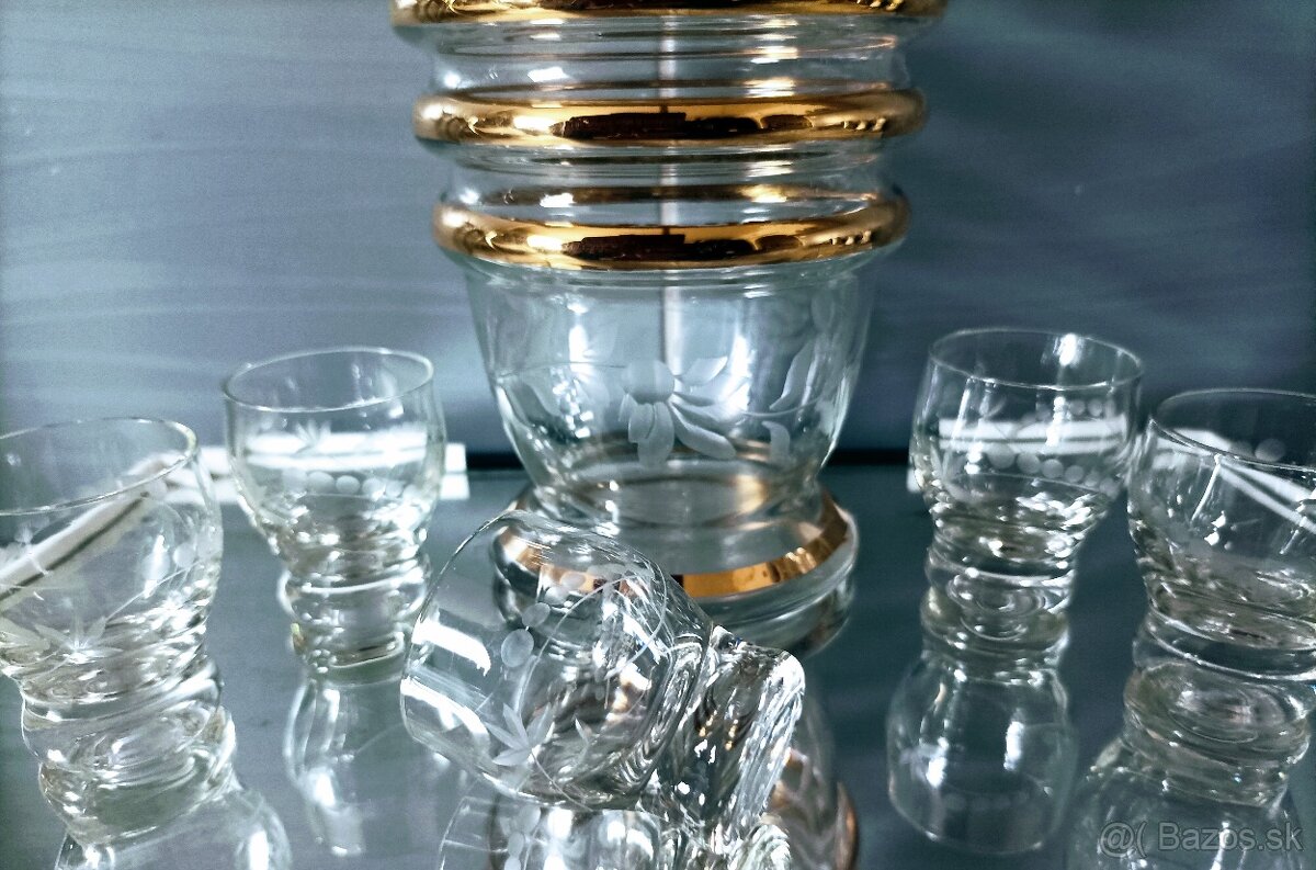 Krištáľová karafa, džbán - 18