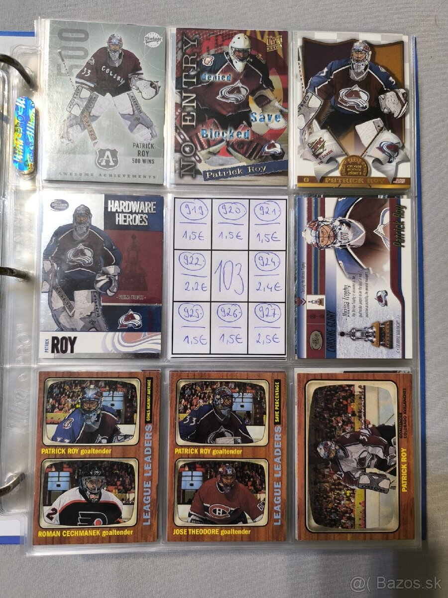 Hokejové kartičky - Patrick Roy 4 - 18