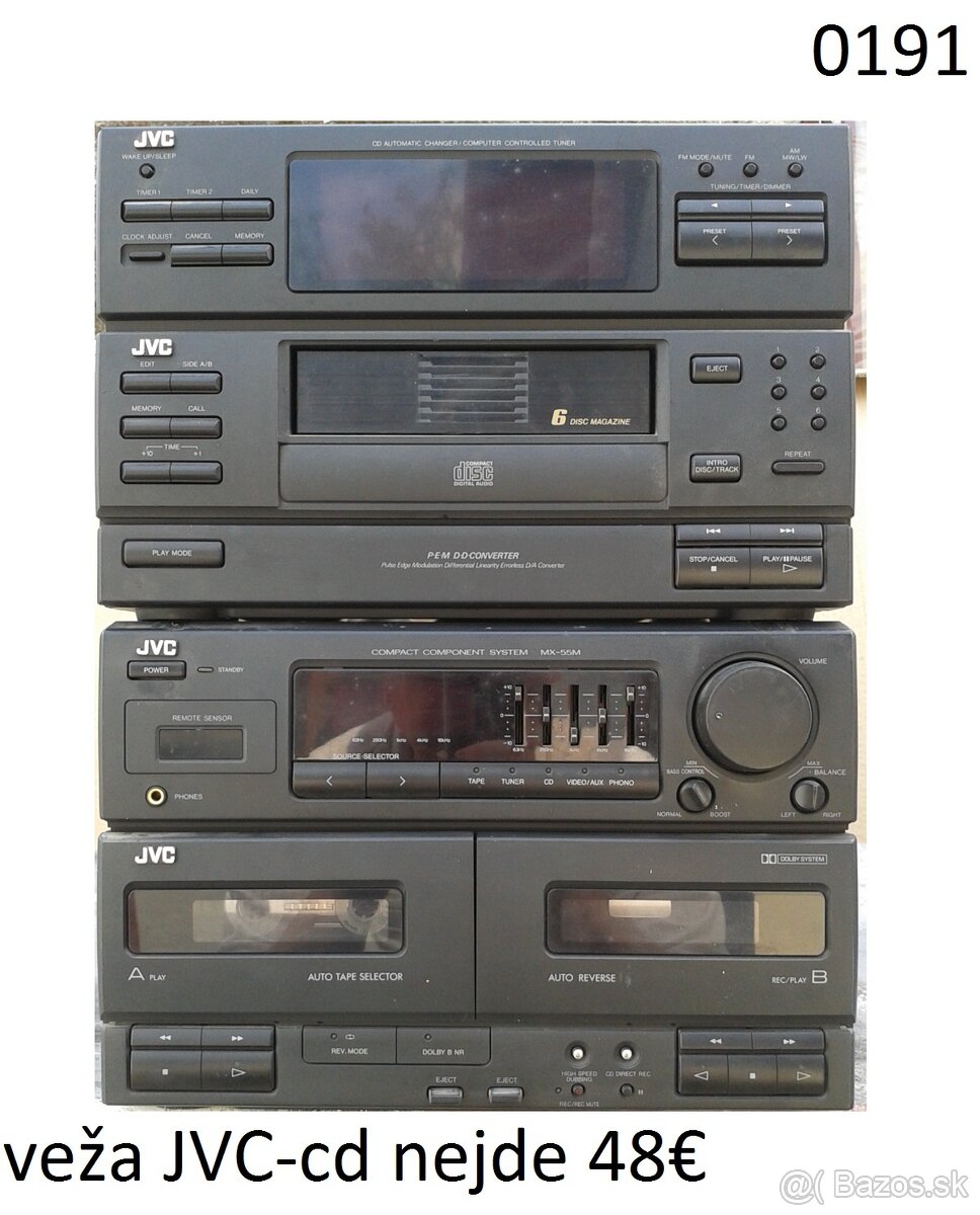 predám rôzne zosilovače a hifi veže - 18