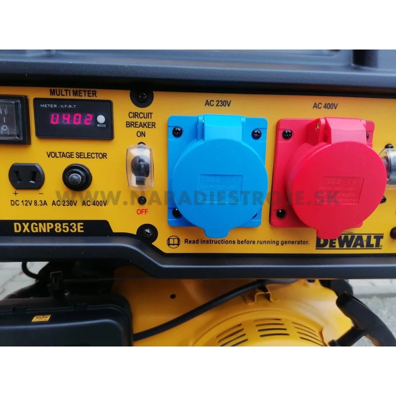 benzínová trojfázová elektrocentrála - 18