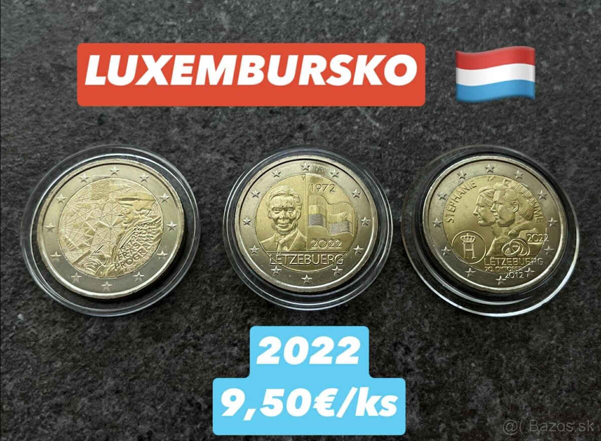 Luxembursko - 2 eurové mince - 18