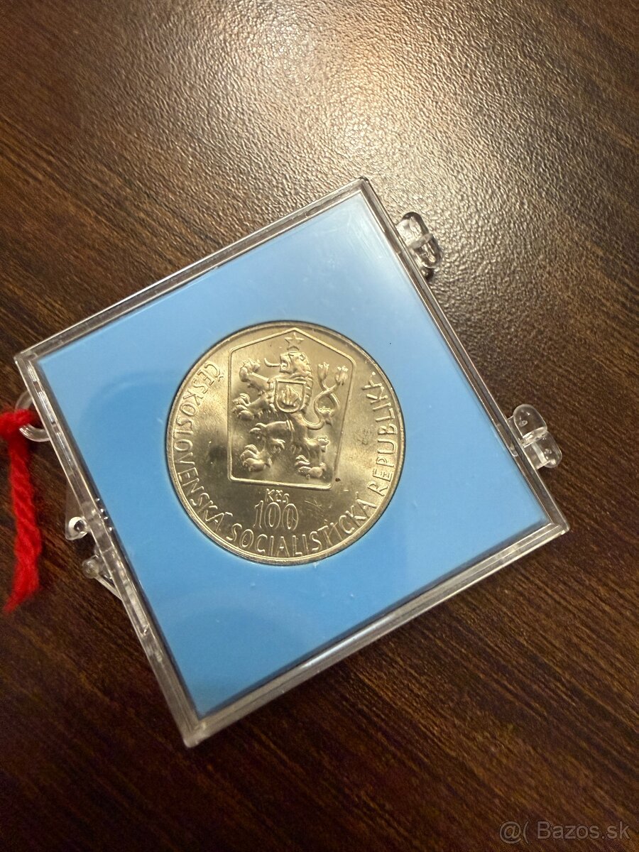 strieborne mince prof - 18