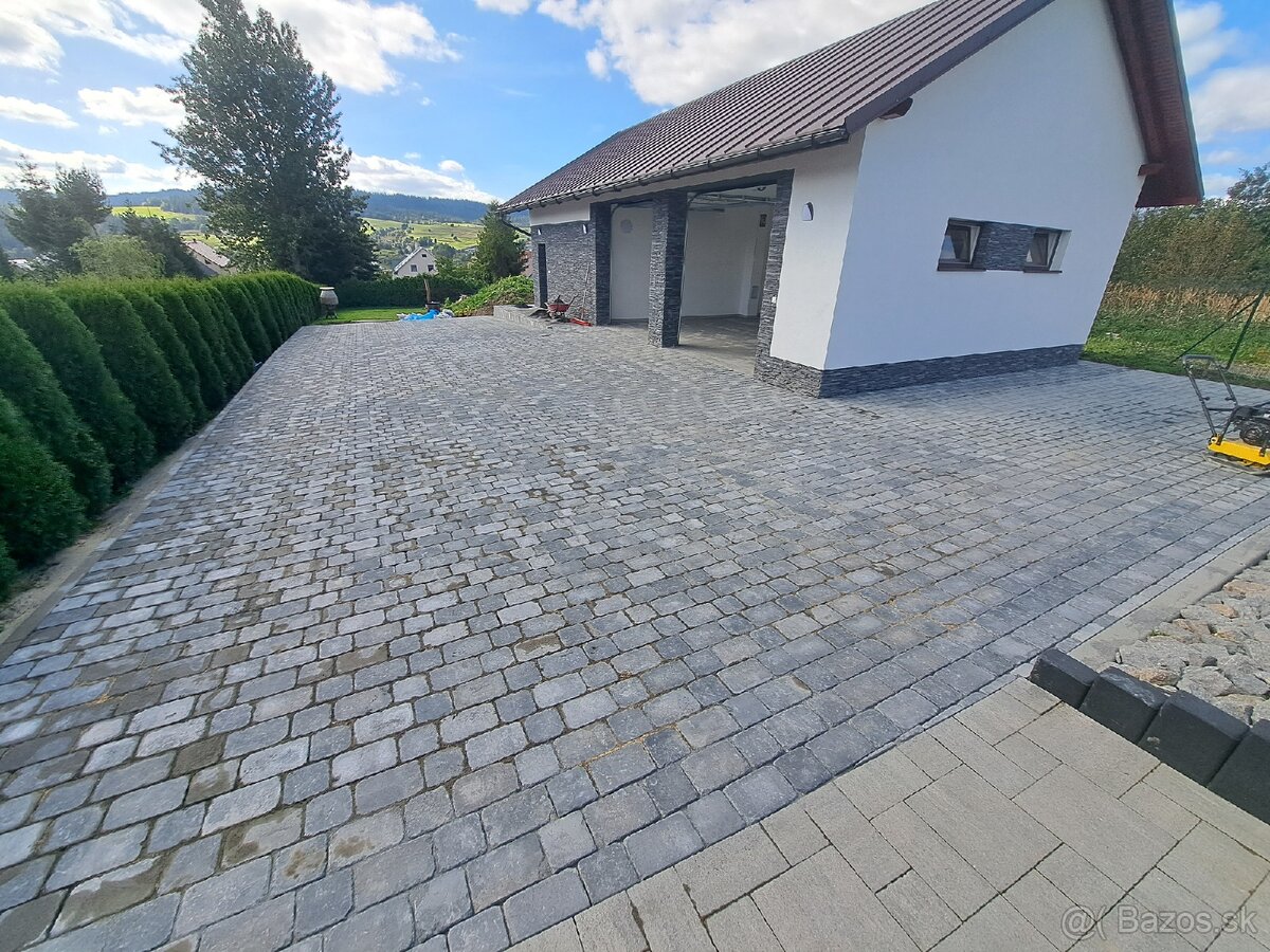 Pokládka zámkovej dlažby - 18