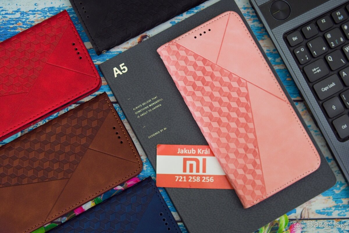 Zatváracie puzdro so vzorom pre Xiaomi, Redmi, Poco - 18