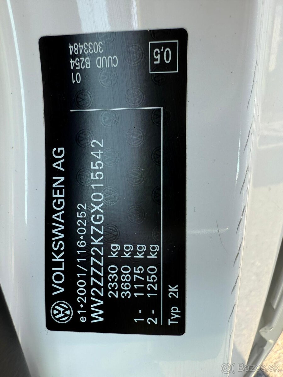 ► VW CADDY MAXI 2,0 TDI - 75KW, 7 MÍST, PARK. SENZORY ◄ - 18