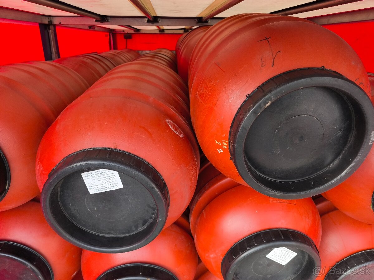 Lacné potravinárske 220l plastové sudy na kvas - 18