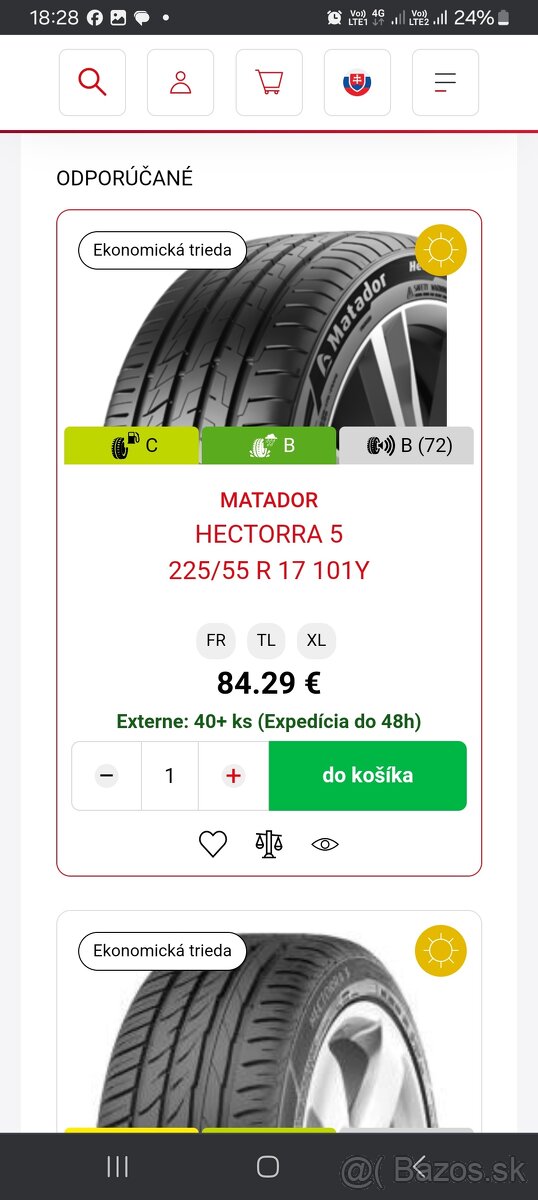 Hectorra 5 225/55 R17 XL (4ks) letné - 18