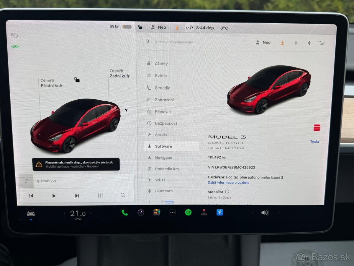 TESLA MODEL3 LongRange DualMotor REFRESH, Tazne, 24990 EUR - 18