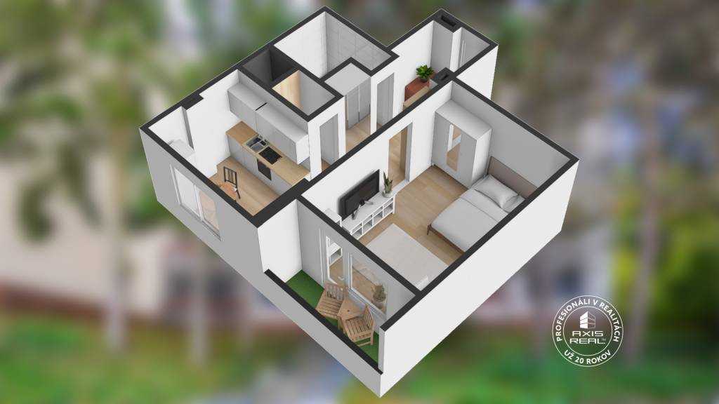 AXIS REAL | 1-izbový byt s LODŽIOU, BA IV. Dúbravka, Chrobák - 18