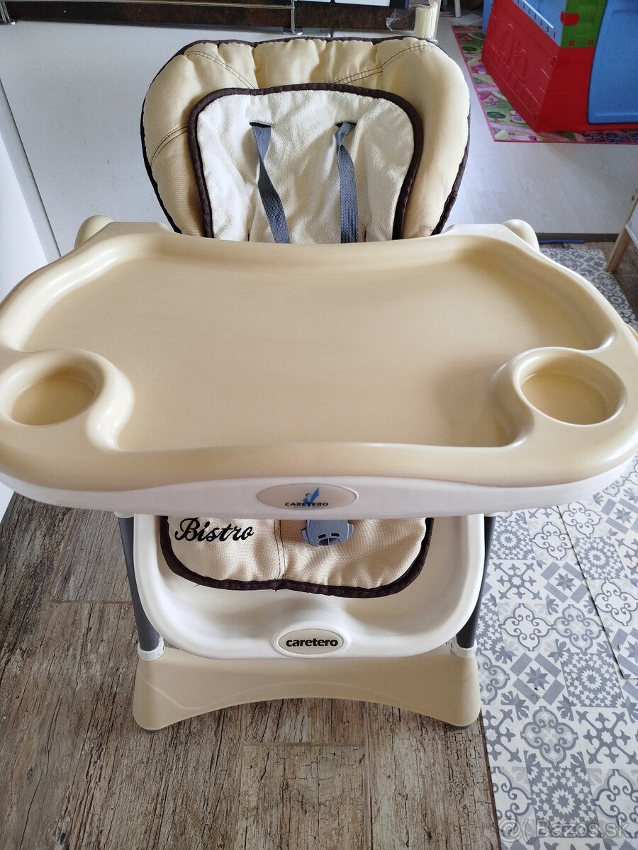 Jedálenská stolička Caretero beige bistro - 18