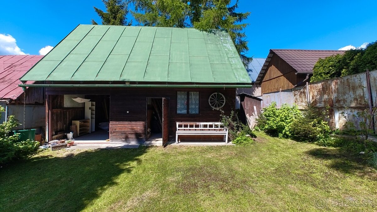 Zrekonštruovaná drevenica pod Kráľovou hoľou, pozemok 457 m2 - 18