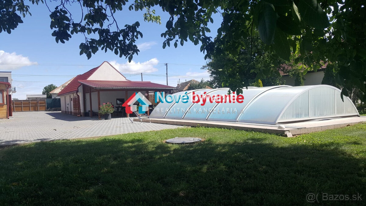 Rezervovaný, rodinný dom s bazénom a veľkou garážou-Nýrovce( - 18