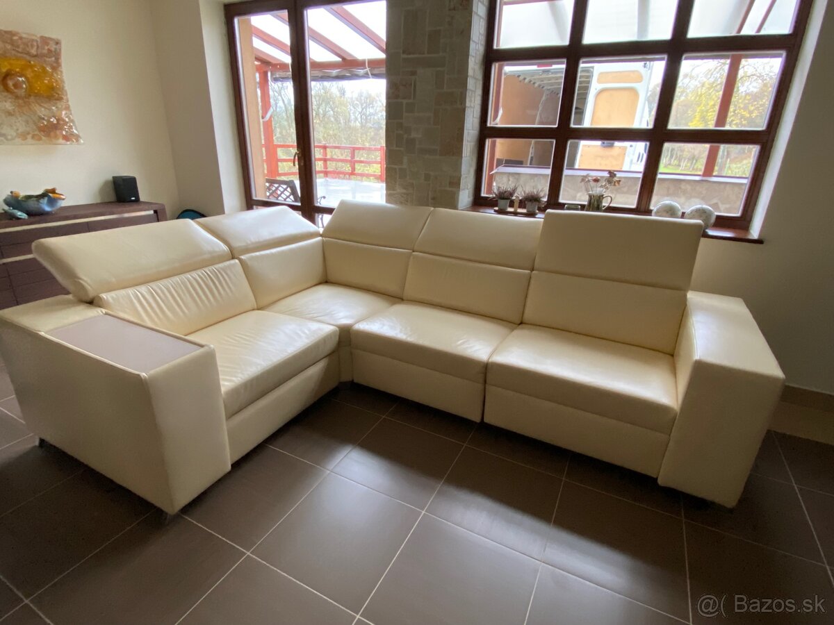 Extra veľká luxusná kožená sedačka Phase - 18