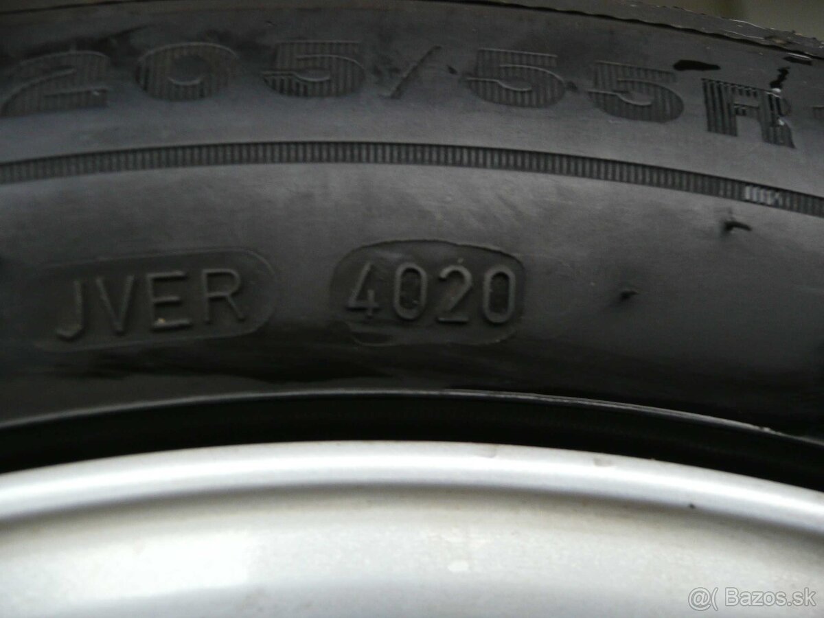 5x112 Zimná sada 205/55 R16 Hliníkové disky+pneumatiky - 18