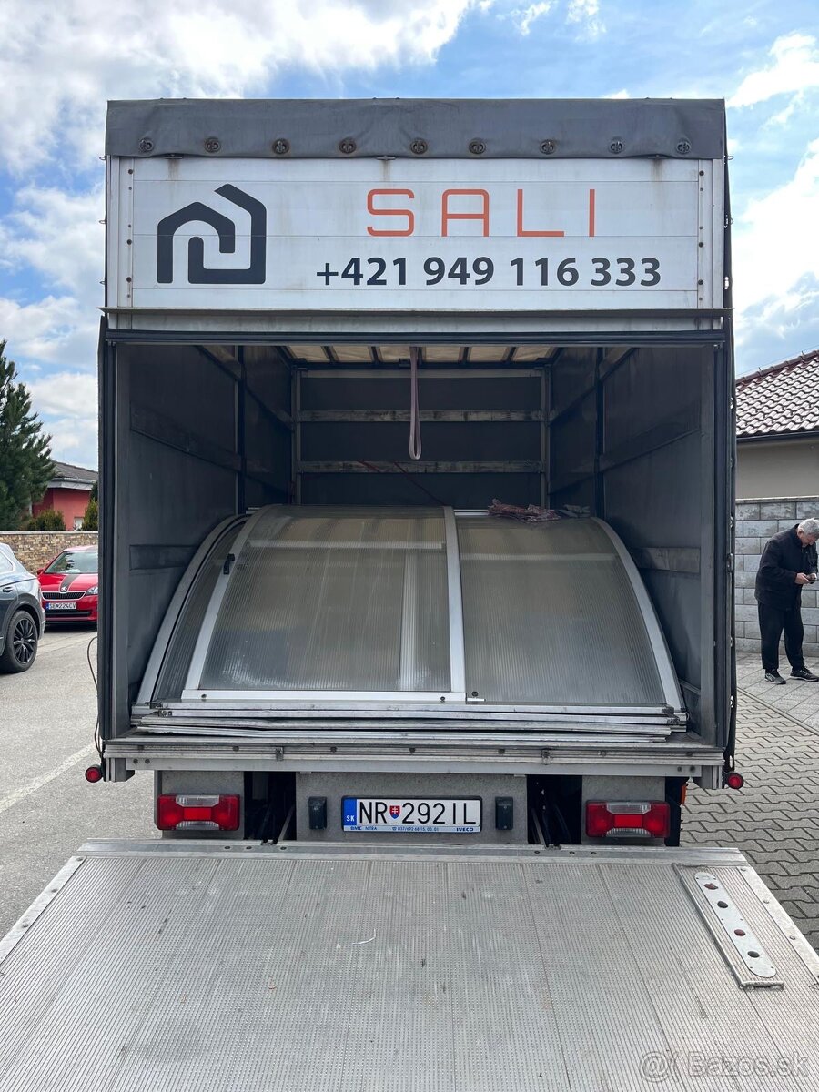 Stahovanie Zlaté Moravce + skladovanie + hydraulická plošina - 18