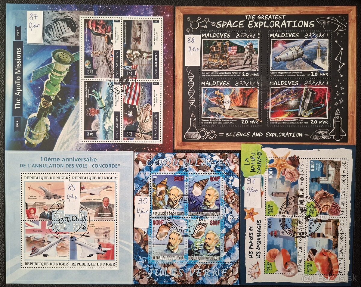 Postove znamky Mix 19 (102poloziek) - 18