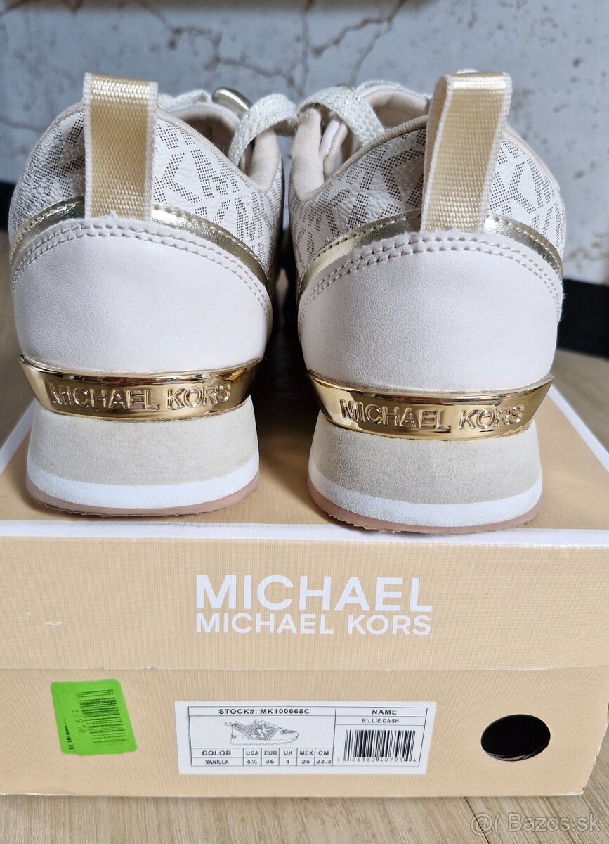 NOVE Michael Kors cierne,hnede,kremove,zlate tenisky 36-39 - 18