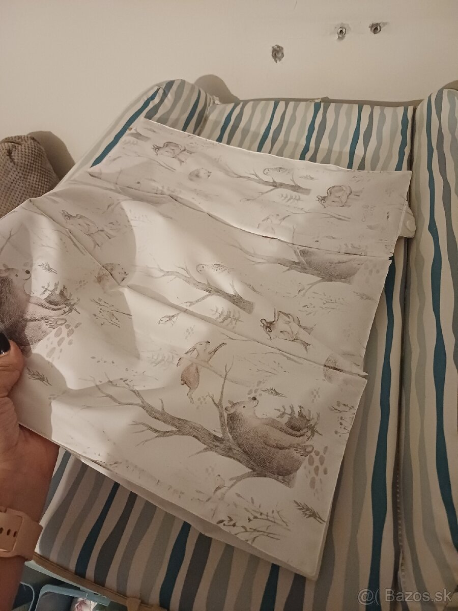 Prebaľovací pult 2v1, s Lehátkom a Nepremokavou podložkou - 18