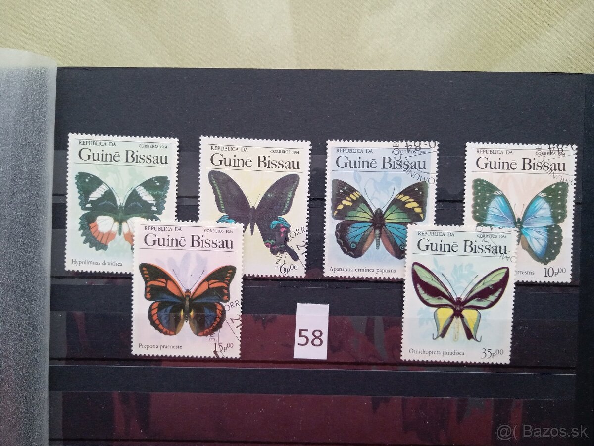 Poštové známky č.426 - FAUNA SVETA III. - 20 ks sérií - 18