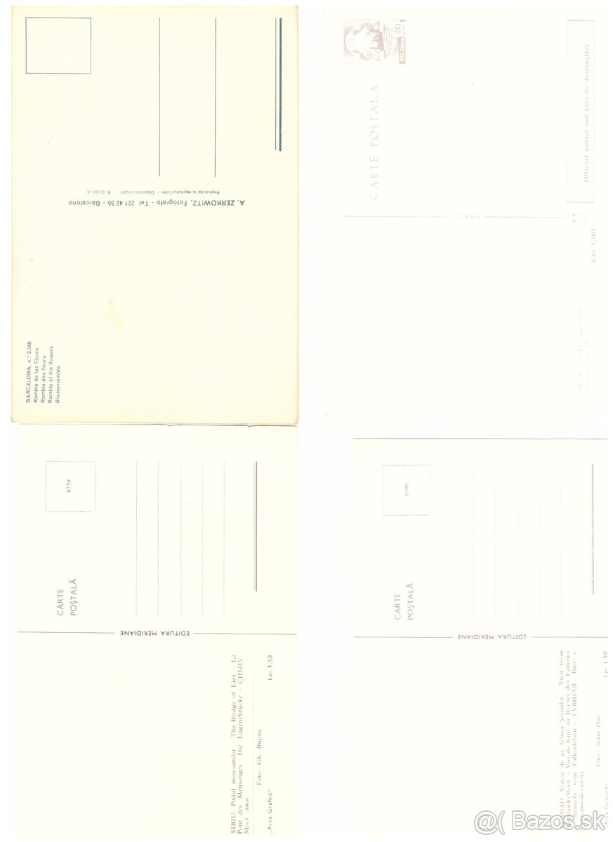 Pohľadnice mix svet farebne 3 - 18