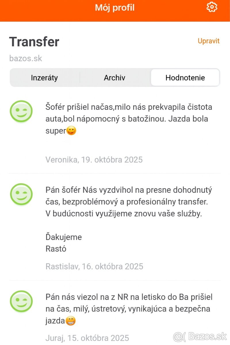 Letiskový Transfer, preprava osôb, osobná preprava - 18