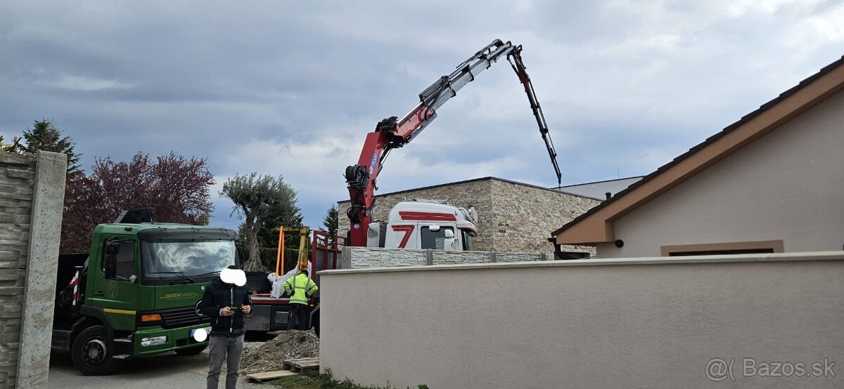 Autodoprava s hydraulickou rukou - 18