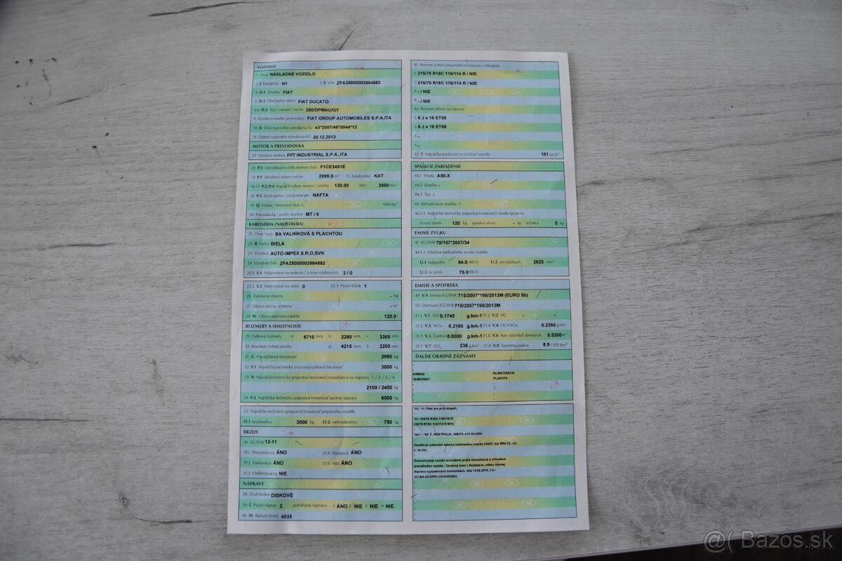 Fiat Ducato L4 3.0 MJET Maxi, 130 kW, podvozok s kabínou - 18