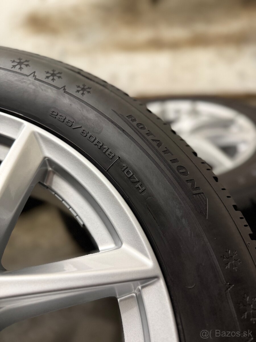 Zimná sada 5x108 R18 , 235/60/18 Volvo XC 60 Dunlop - 18