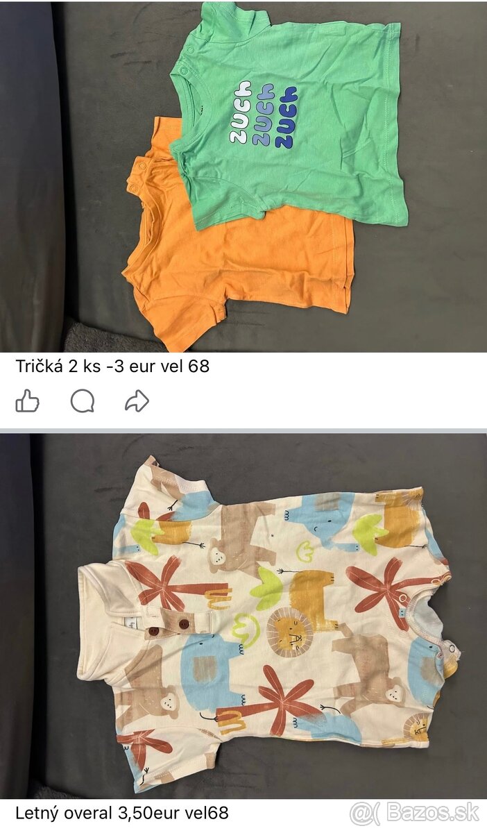 Predám oblecenie pre chlapca od 56-74 velkost - 18